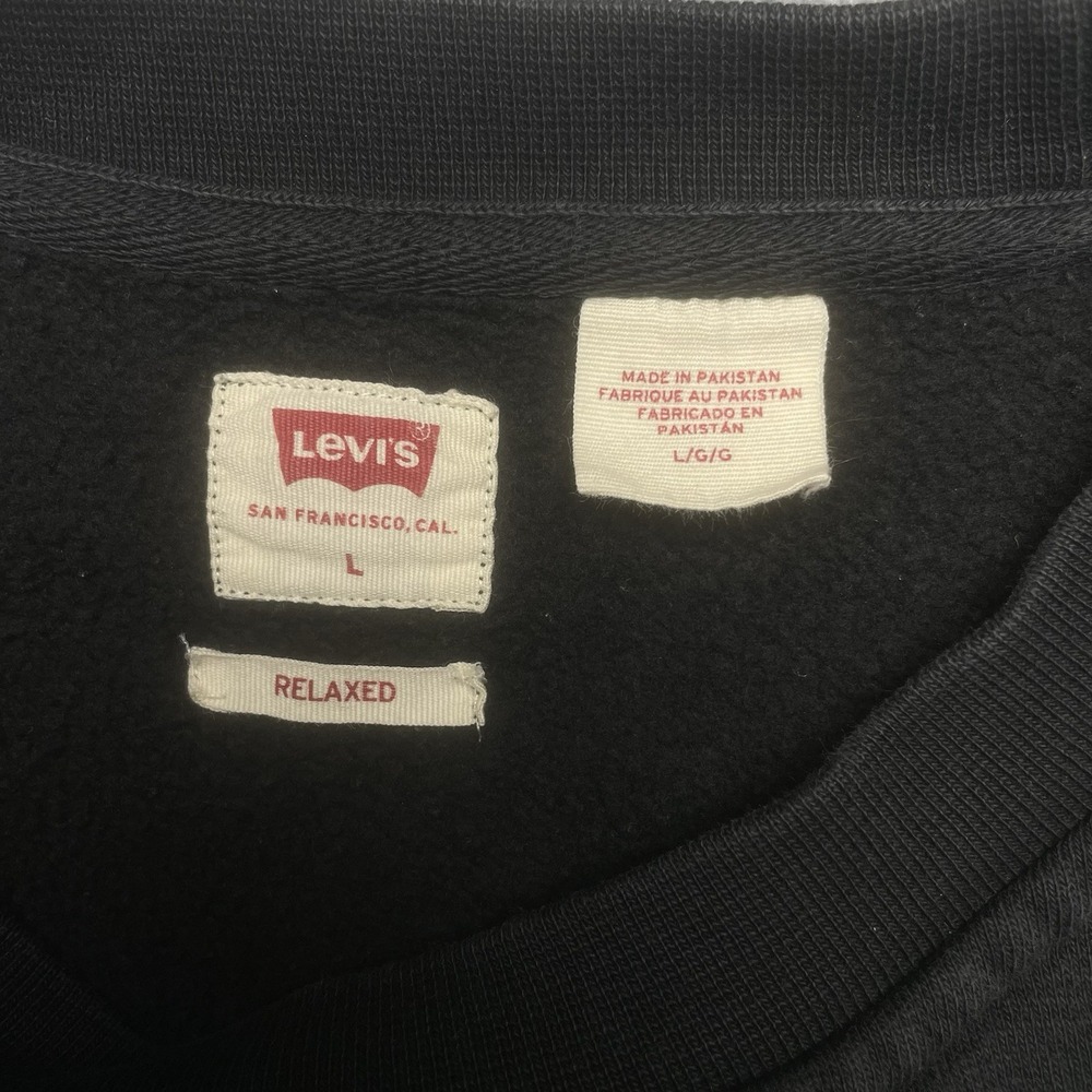 Levis Sweatshirt Crewneck Pullover Men's Size Large Multicolor Trendy Preppy - Picture 5 of 16